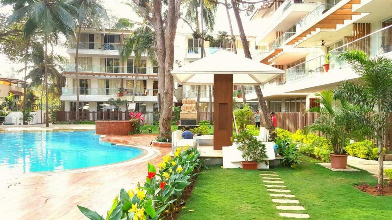 Aarju Luxurious Wave Apartment Calangute Bagian luar foto
